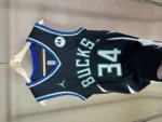 ⁦NBA milwaukee bucks Noir⁩ - الصورة ⁦2⁩