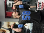 ⁦NFL Jersy Noir 58⁩ - الصورة ⁦4⁩