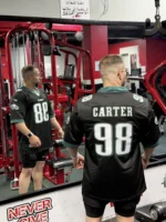 ⁦NFL Jersy Noir 98⁩ - الصورة ⁦6⁩