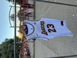 ⁦NBA Jersy Lakers Blanc⁩ - الصورة ⁦2⁩