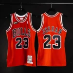 ⁦NBA Jersy Bulls rouge⁩ - الصورة ⁦5⁩