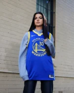 ⁦NBA Jersy Golden state Bleu⁩ - الصورة ⁦2⁩