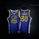 NBA Jersy Golden state Bleu